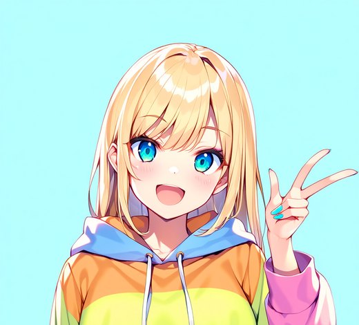 話し相手のここ（元気な話し方の女の子）